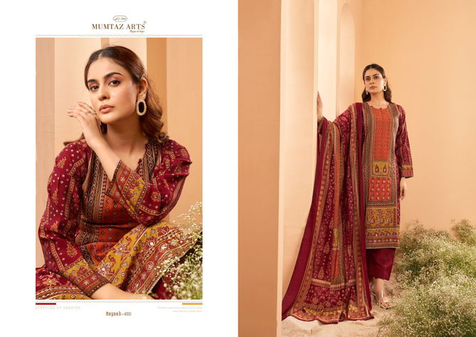 Nayaab Vol 2 By Mumtaz Muslin Digital Printed Dress Material Wholesalers In Delhi
